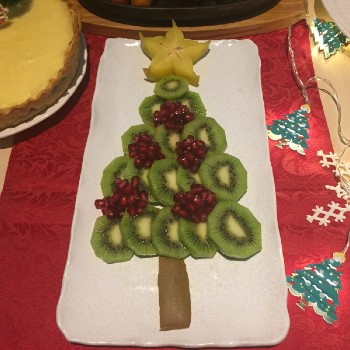 南国フルーツでクリスマスのお料理